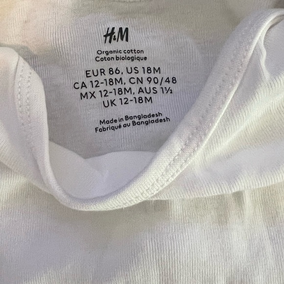H&M Onesie set. Organic Cotton size 18 Months - Picture 2 of 2